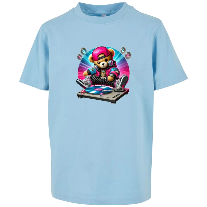 Kids T-Shirt - DJ Teddy Bear