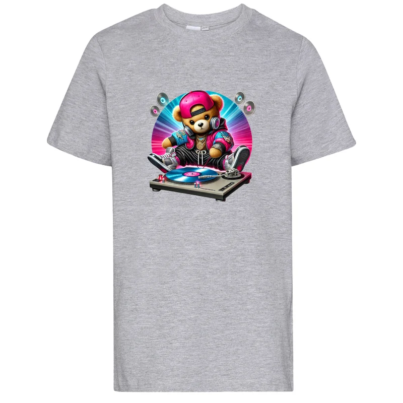 Kids T-Shirt - DJ Teddy Bear