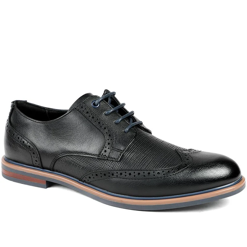 Wide Fit Smart Lace Up Brogues - JIAHU43002 / 329 333