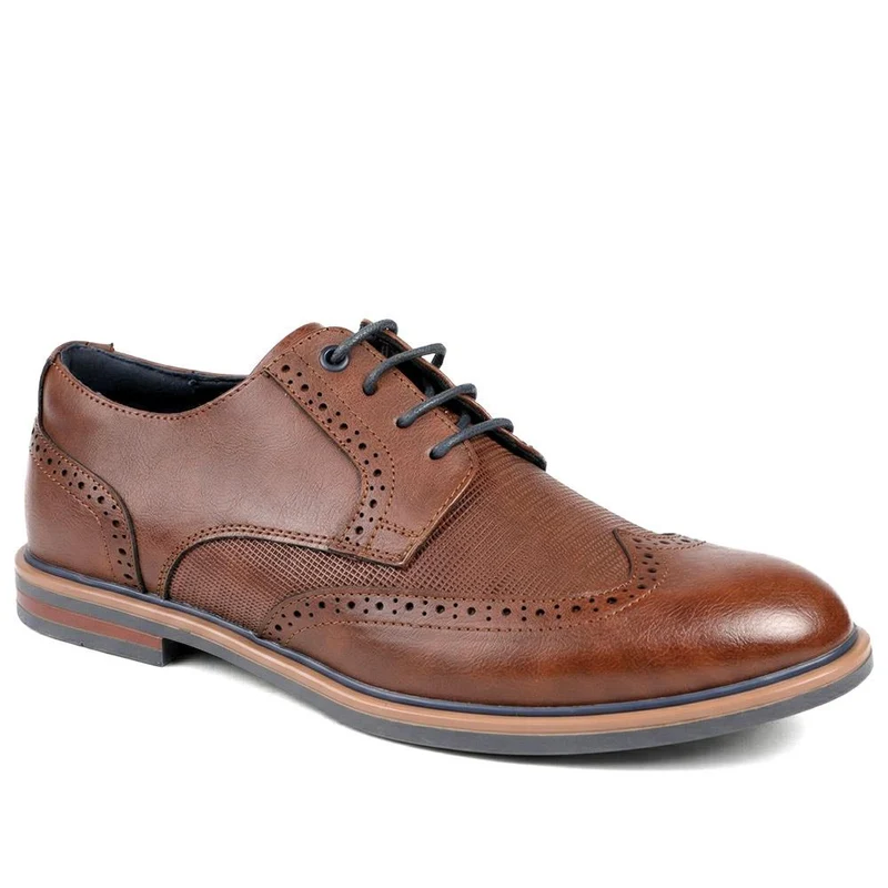 Wide Fit Smart Lace Up Brogues - JIAHU43002 / 329 333
