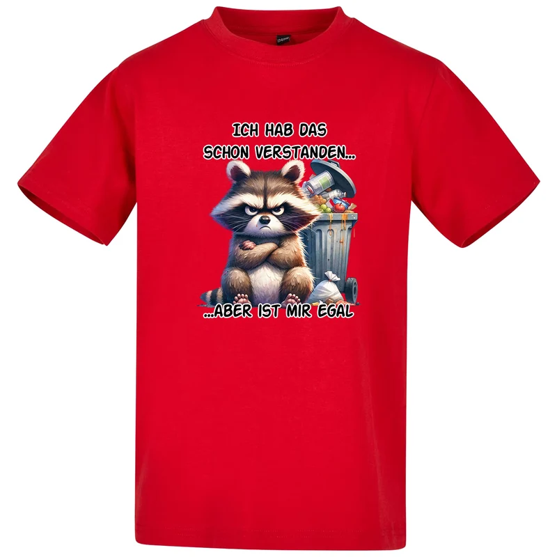 Kids T-Shirt - Ich hab das schon verstanden... Waschbär