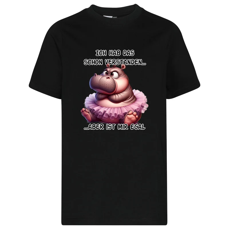 Kids T-Shirt - Ich hab das schon verstanden... Nilpferd