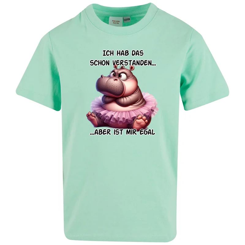 Kids T-Shirt - Ich hab das schon verstanden... Nilpferd