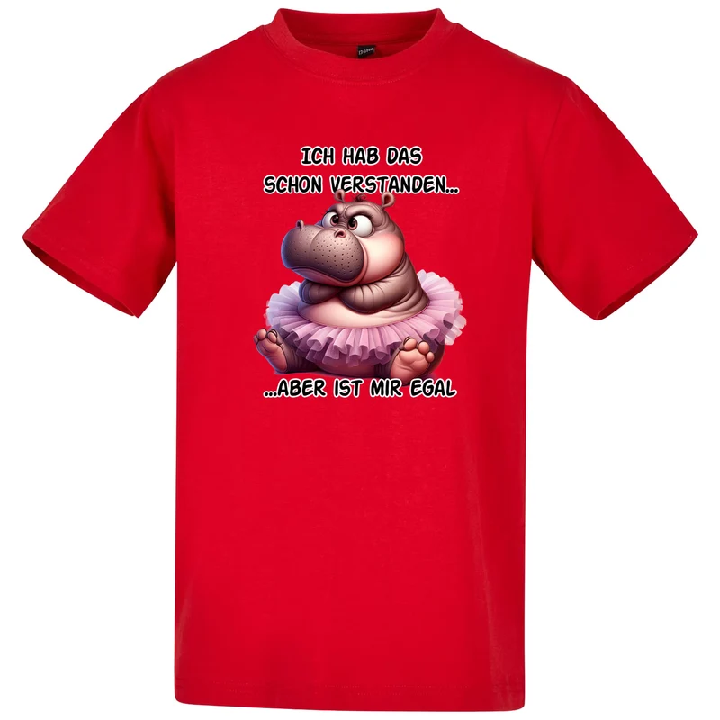 Kids T-Shirt - Ich hab das schon verstanden... Nilpferd