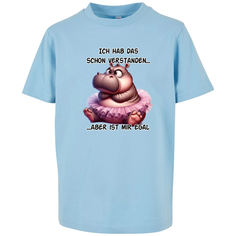 Kids T-Shirt - Ich hab das schon verstanden... Nilpferd