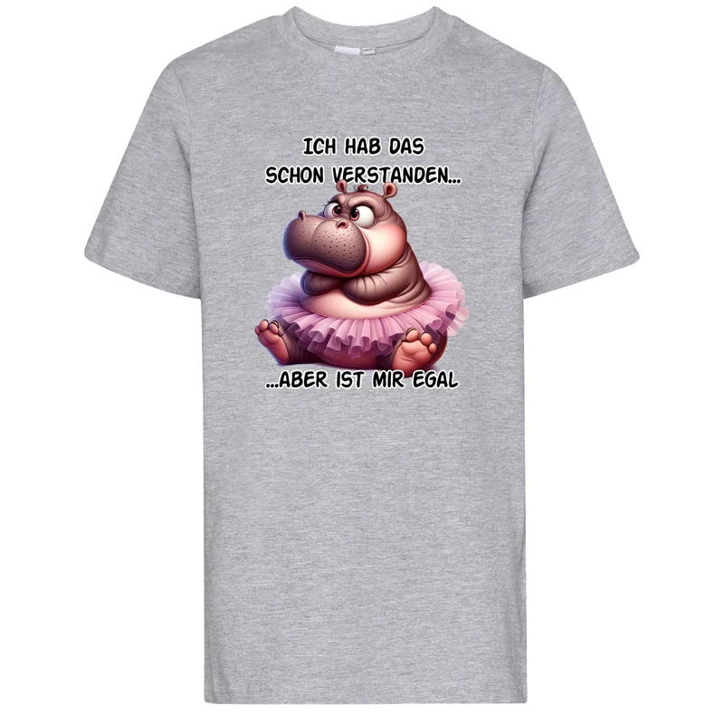 Kids T-Shirt - Ich hab das schon verstanden... Nilpferd