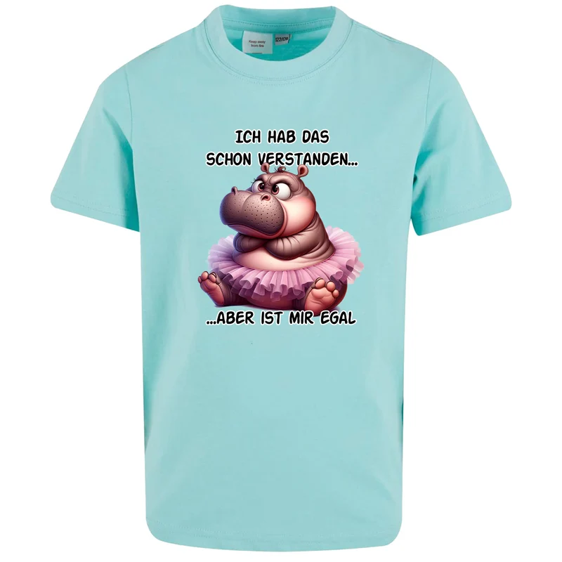 Kids T-Shirt - Ich hab das schon verstanden... Nilpferd