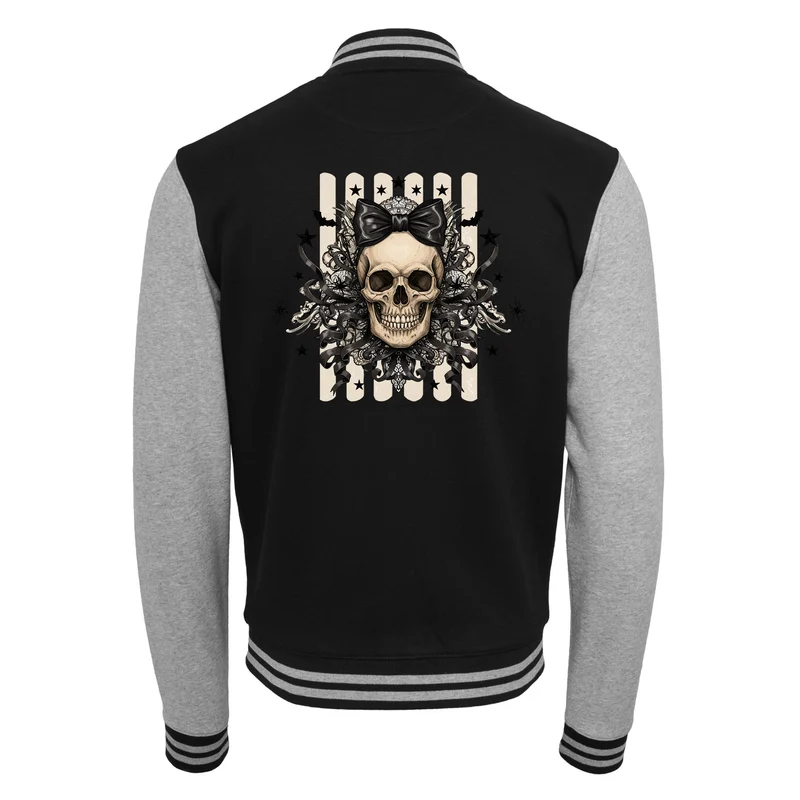 Collage Jacke - Black Ribbon Skull