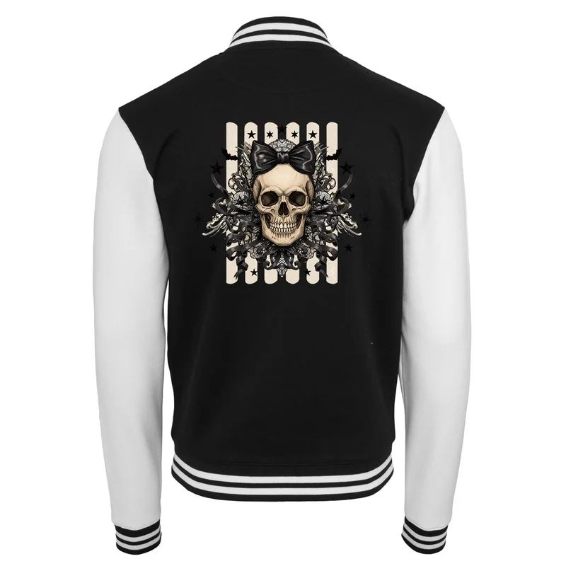 Collage Jacke - Black Ribbon Skull