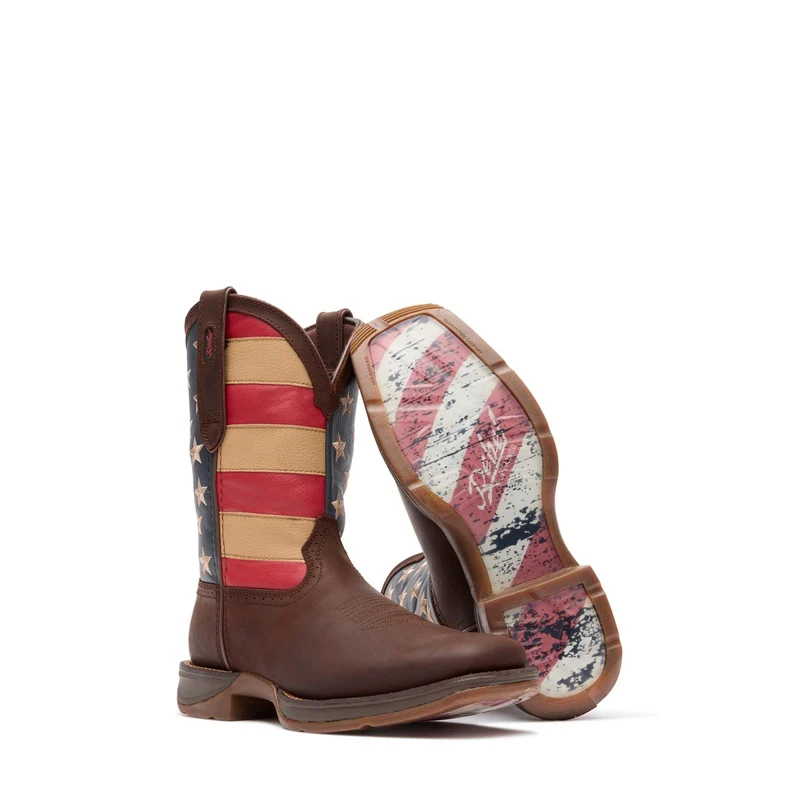 Durango Herren-Rebel-Stiefel | Brauner Union-Jack-Stiefel