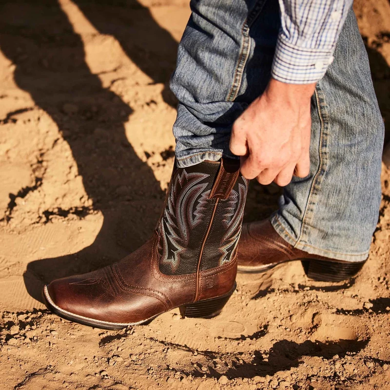 Durango Herrenstiefel Westward | Dunkelbraun Schwarz Onyx