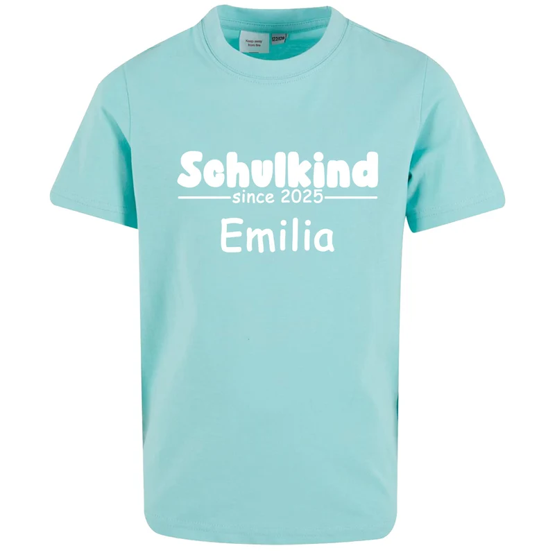 Kids T-Shirt - Schulkind 2025 mit Namen