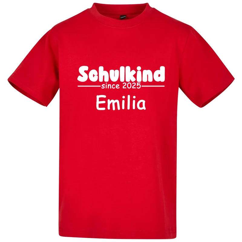 Kids T-Shirt - Schulkind 2025 mit Namen