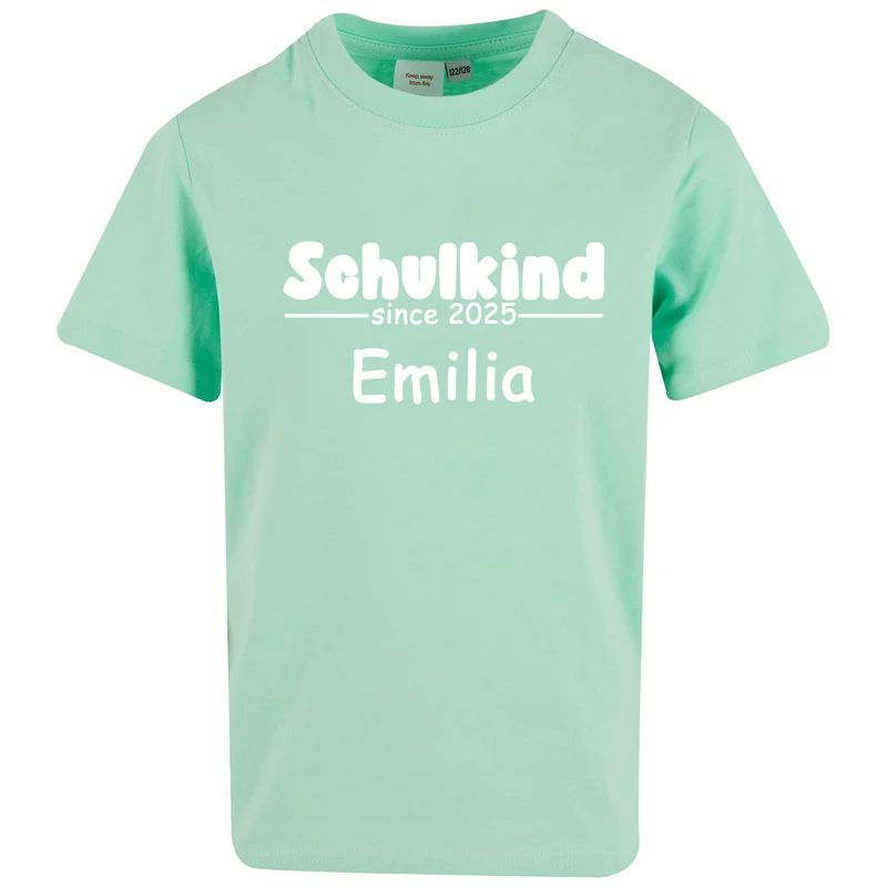 Kids T-Shirt - Schulkind 2025 mit Namen
