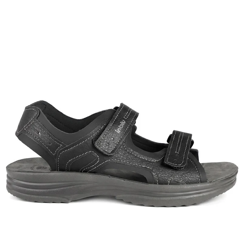 Inblu Adjustable Fasten Trekking Sandals - INB43037 / 330 332 - Black