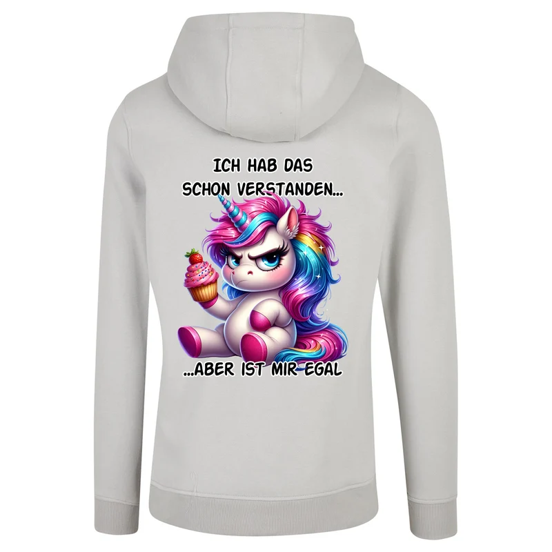 ZIP Hoodie - Ich hab das schon verstanden... Einhorn