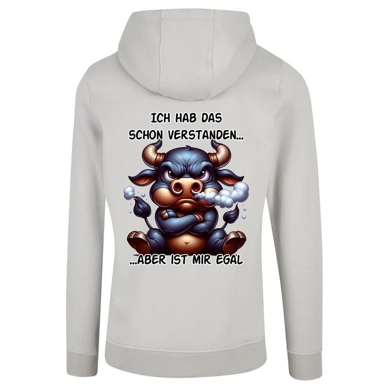 ZIP Hoodie - Ich hab das schon verstanden... Stier