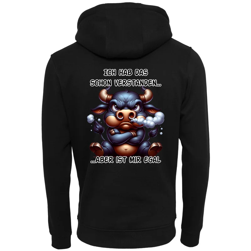 ZIP Hoodie - Ich hab das schon verstanden... Stier