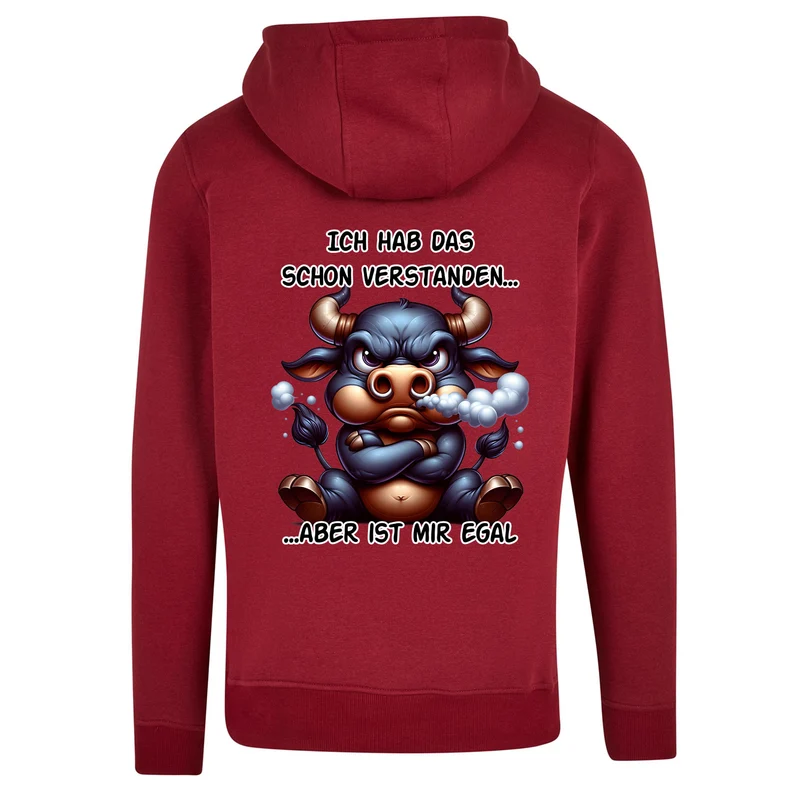 ZIP Hoodie - Ich hab das schon verstanden... Stier