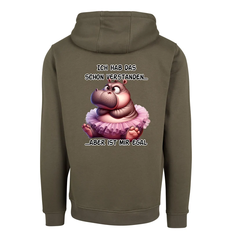 Hoodie - Ich hab das schon verstanden...Nilpferd