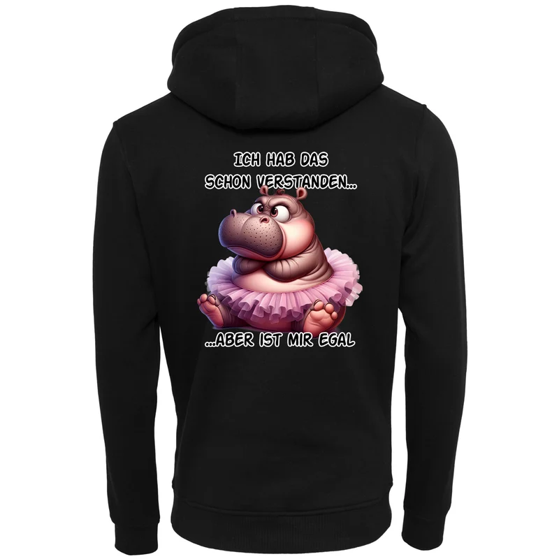 Hoodie - Ich hab das schon verstanden...Nilpferd
