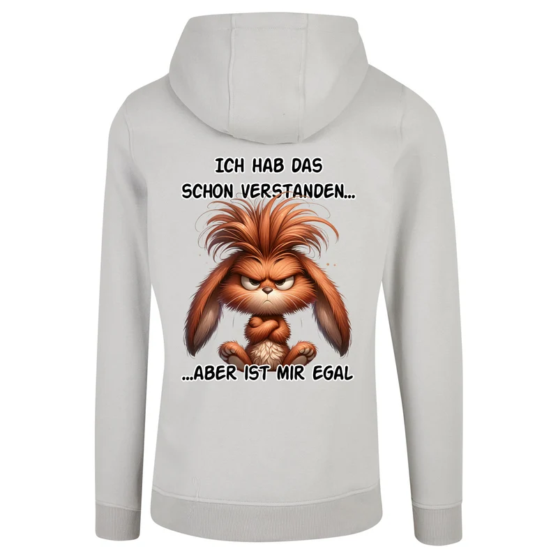 ZIP Hoodie - Ich hab das schon verstanden... Hase