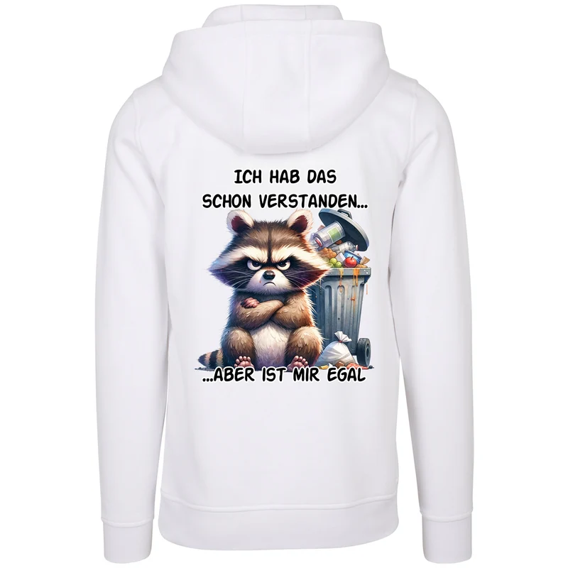 Hoodie - Ich hab das schon verstanden.. Waschbär