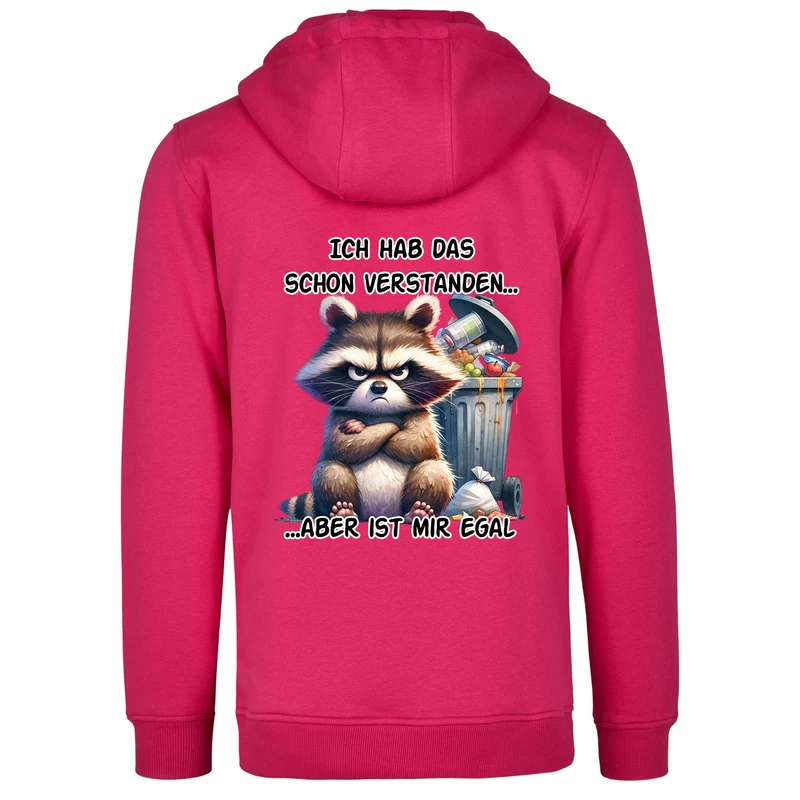 Hoodie - Ich hab das schon verstanden.. Waschbär