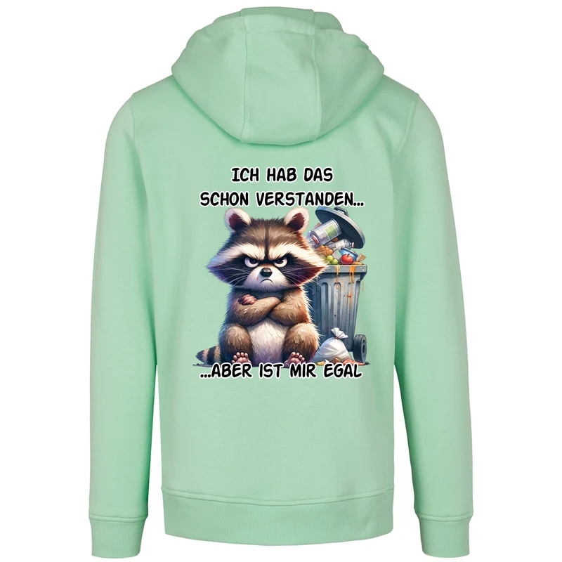 Hoodie - Ich hab das schon verstanden.. Waschbär