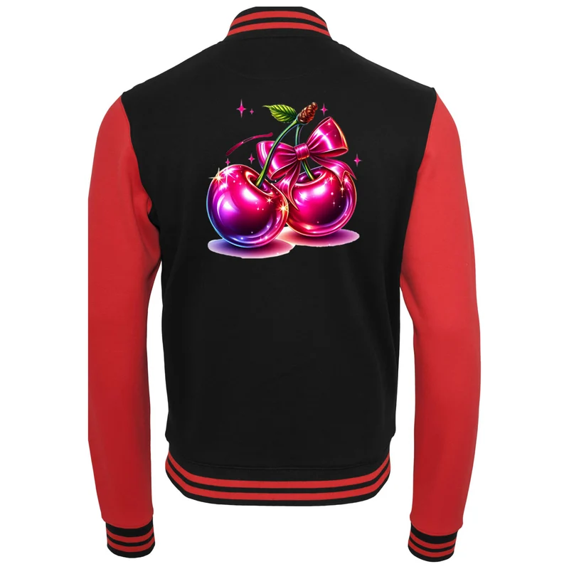 Collage Jacke - Pink Cherry Kirsche