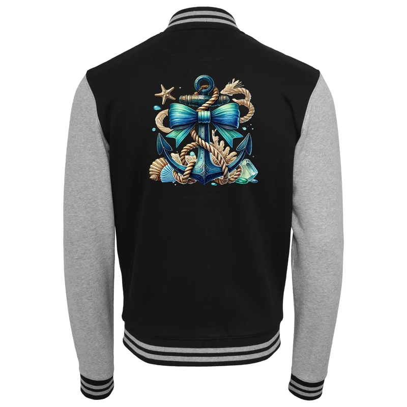Collage Jacke - Anker Türkis