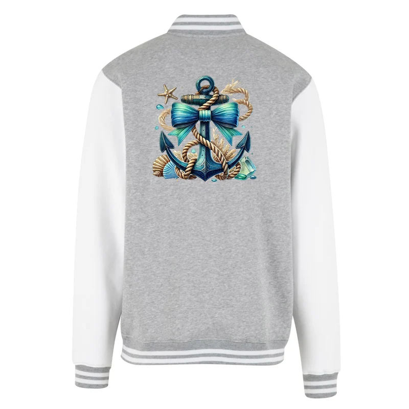 Collage Jacke - Anker Türkis