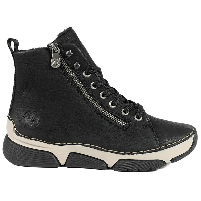 Casual Adjustable-Fitting Ankle Boots - RKR40520 / 326 101 - Black