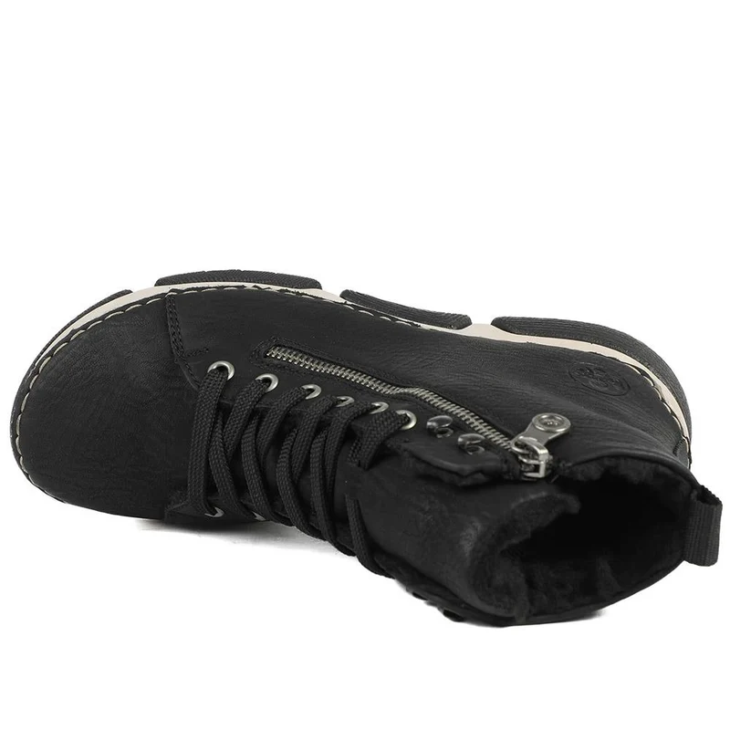 Casual Adjustable-Fitting Ankle Boots - RKR40520 / 326 101 - Black