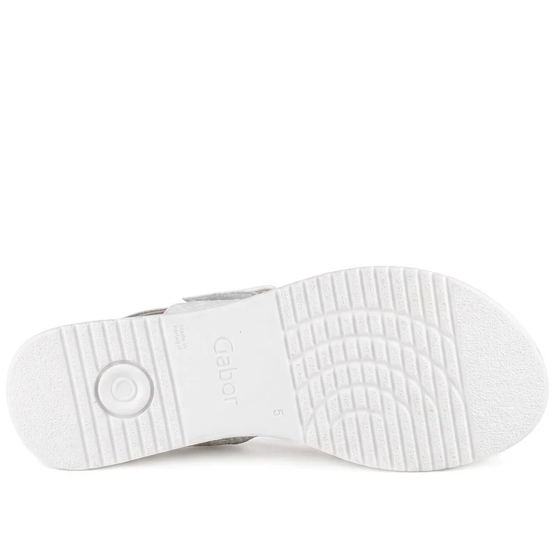 Gabor Leather Adjustable Fasten Sandals - GABC43517 / 330 456 - White