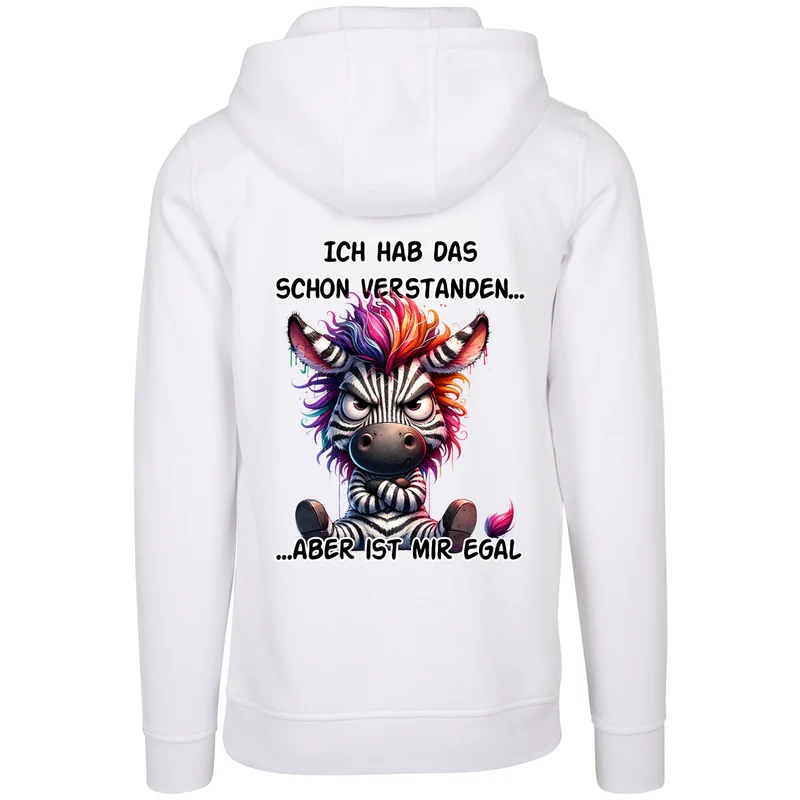 Hoodie - Ich hab das schon verstanden.. Zebra
