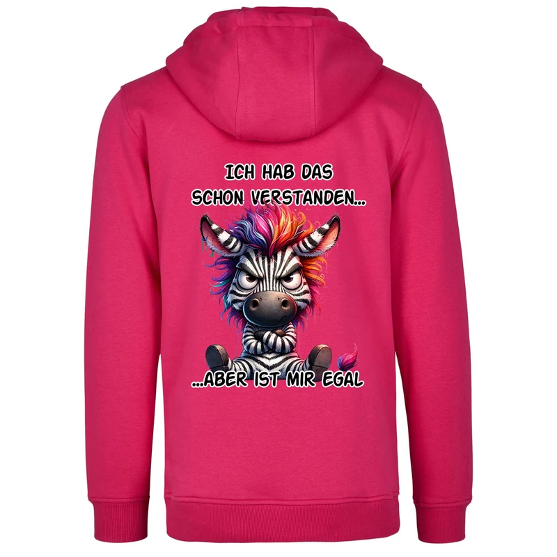 Hoodie - Ich hab das schon verstanden.. Zebra
