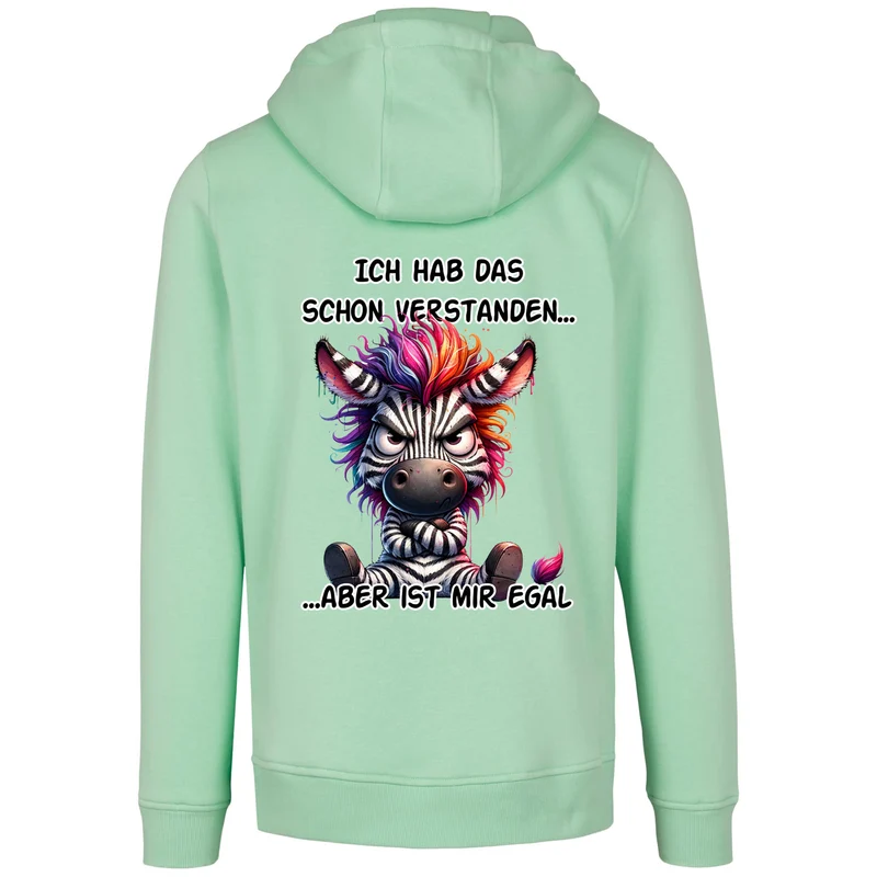 Hoodie - Ich hab das schon verstanden.. Zebra