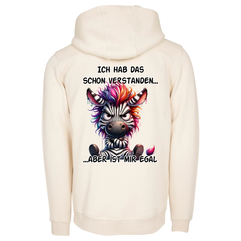 Hoodie - Ich hab das schon verstanden.. Zebra