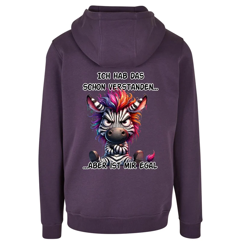 Hoodie - Ich hab das schon verstanden.. Zebra