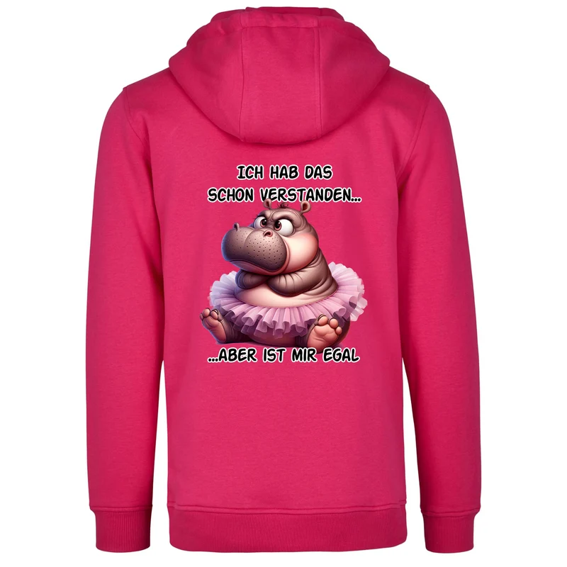Hoodie - Ich hab das schon verstanden...Nilpferd