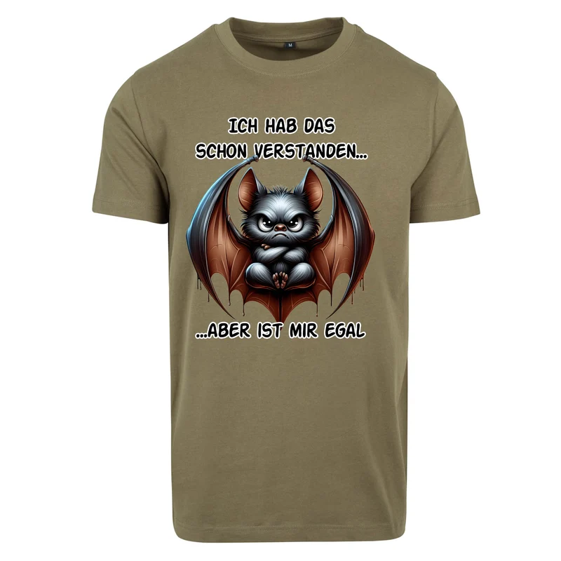 Ich hab das schon verstanden Fledermaus T-Shirt – Freches Statement Shirt