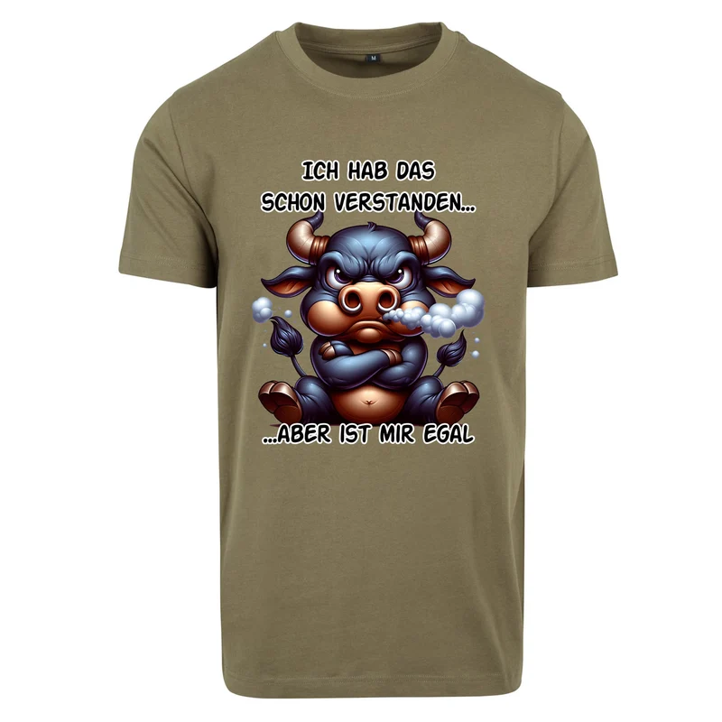 Ich hab das schon verstanden Stier T-Shirt – Freches Statement Shirt