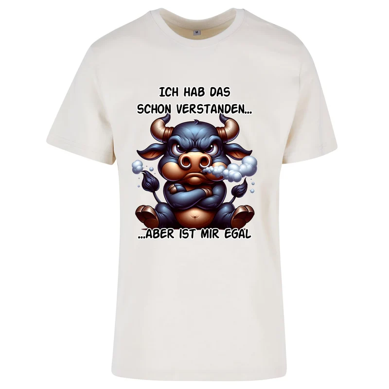 Ich hab das schon verstanden Stier T-Shirt – Freches Statement Shirt