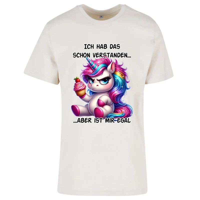 Ich hab das schon verstanden Einhorn T-Shirt – Freches Statement Shirt