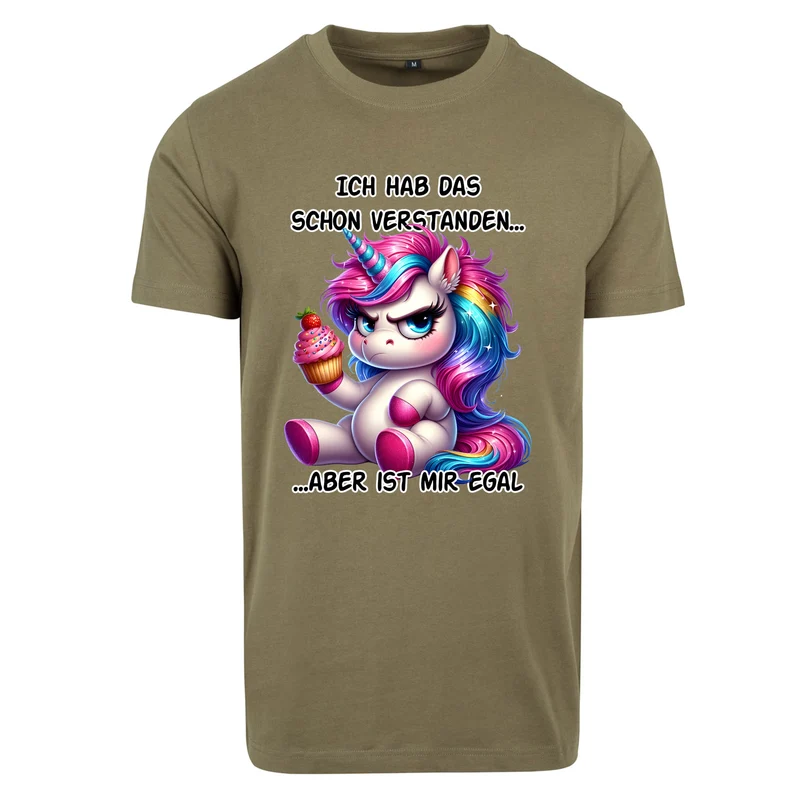 Ich hab das schon verstanden Einhorn T-Shirt – Freches Statement Shirt