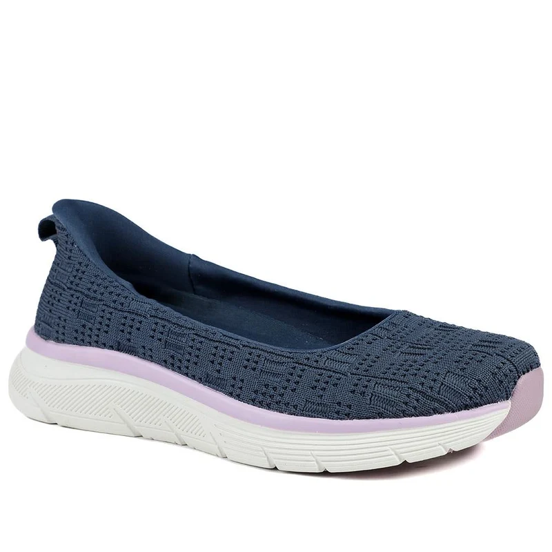 Easy Step In Comfort Wedge Shoes - BOJIE43018 / 329 291 - Navy