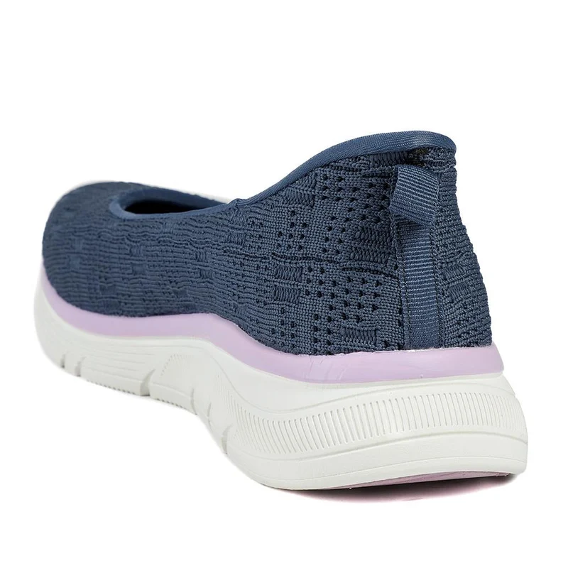 Easy Step In Comfort Wedge Shoes - BOJIE43018 / 329 291 - Navy