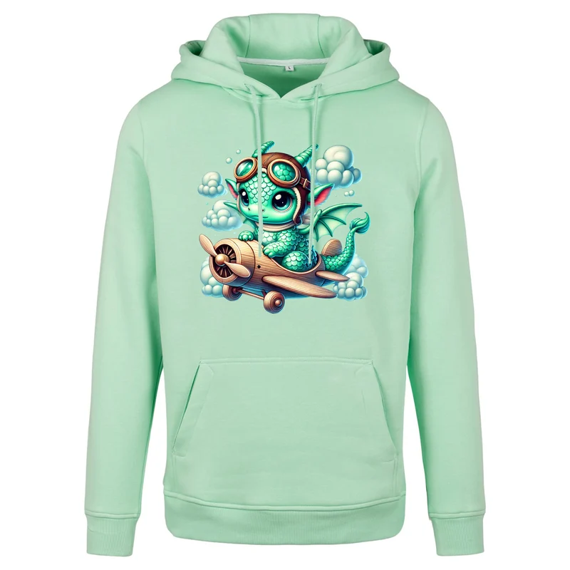 Hoodie - Drache Flugzeug