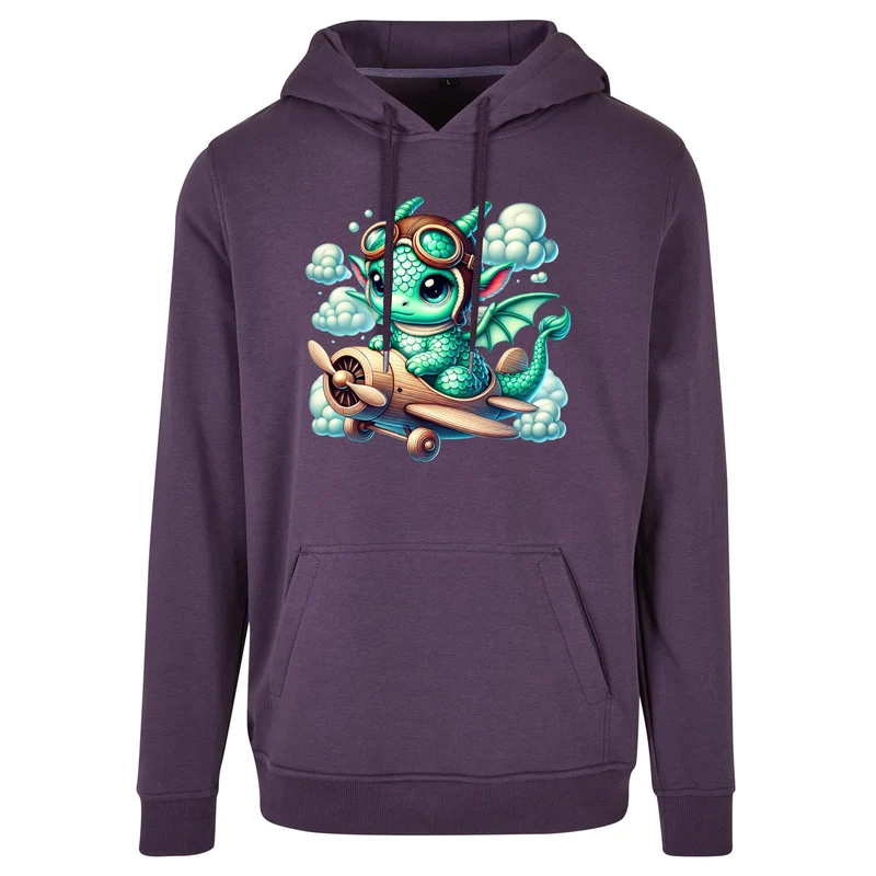 Hoodie - Drache Flugzeug